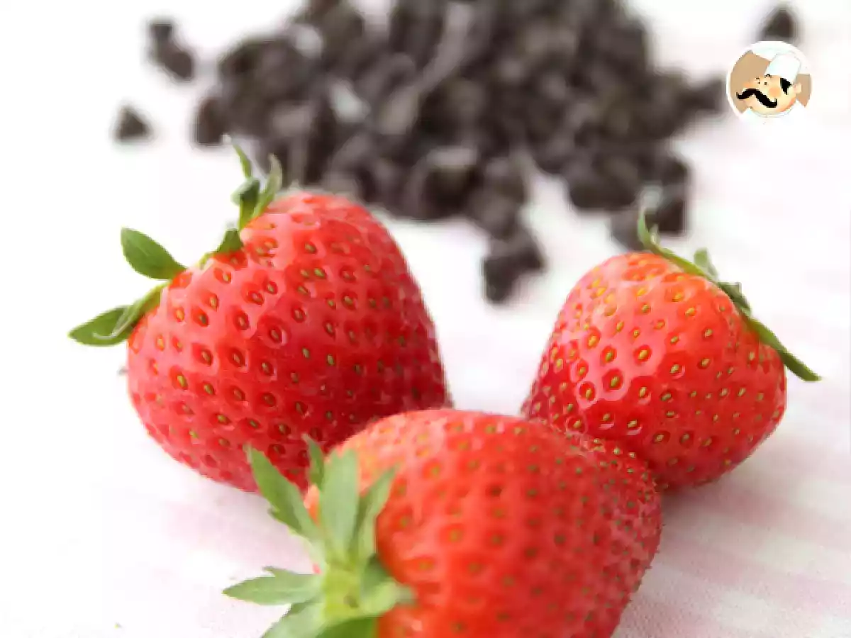 Tortitas con pepitas de chocolate. Pancakes - foto 3