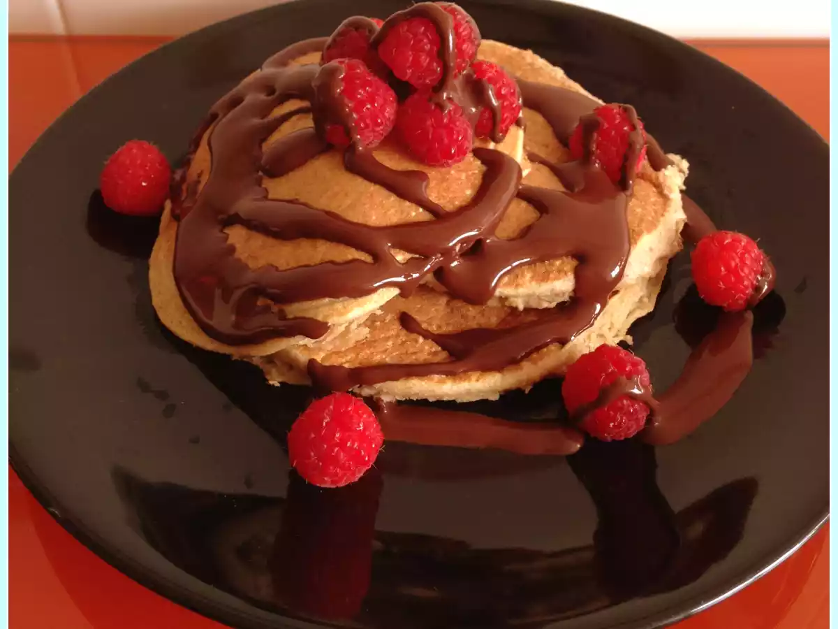 Tortitas de avena y plátano sin azúcar
