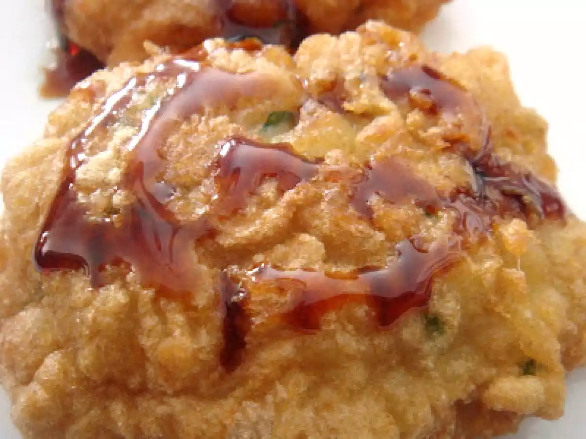 Tortitas de Bacalao con Miel de Caña