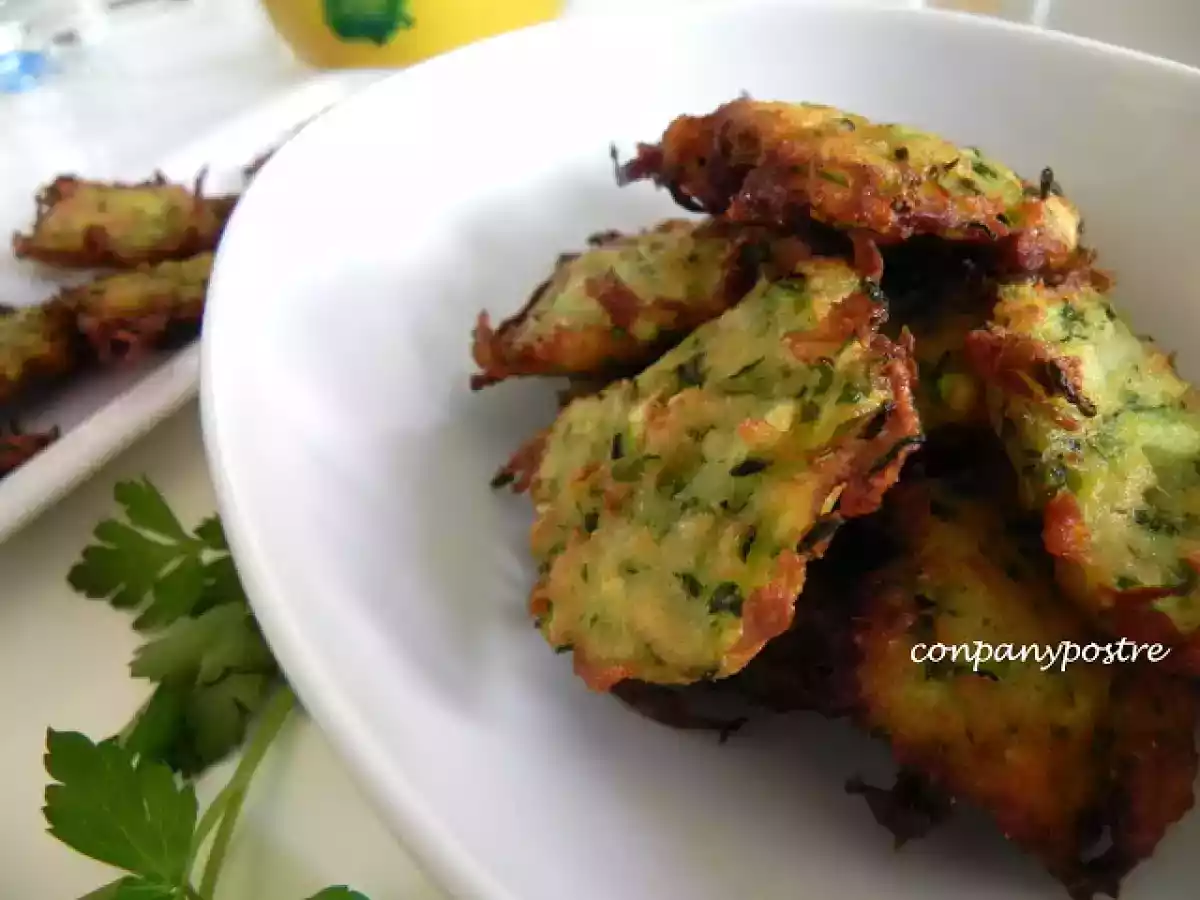 Tortitas de calabacín y parmesano