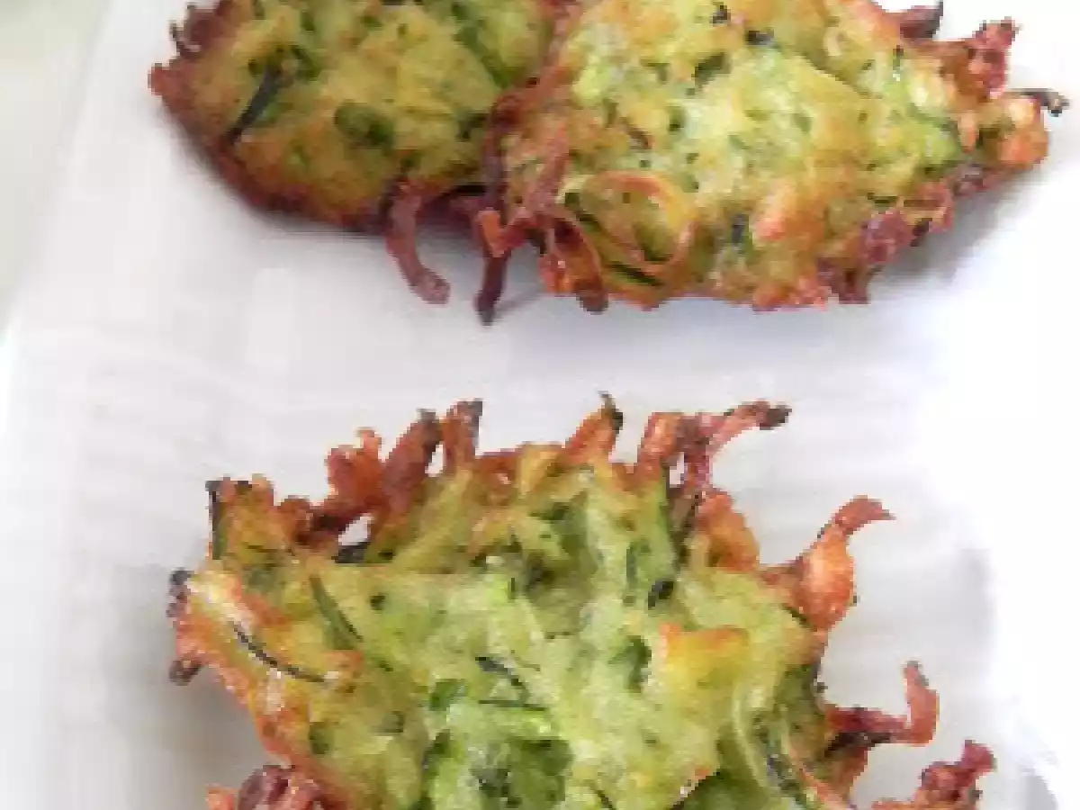 Tortitas de calabacín y parmesano - foto 2