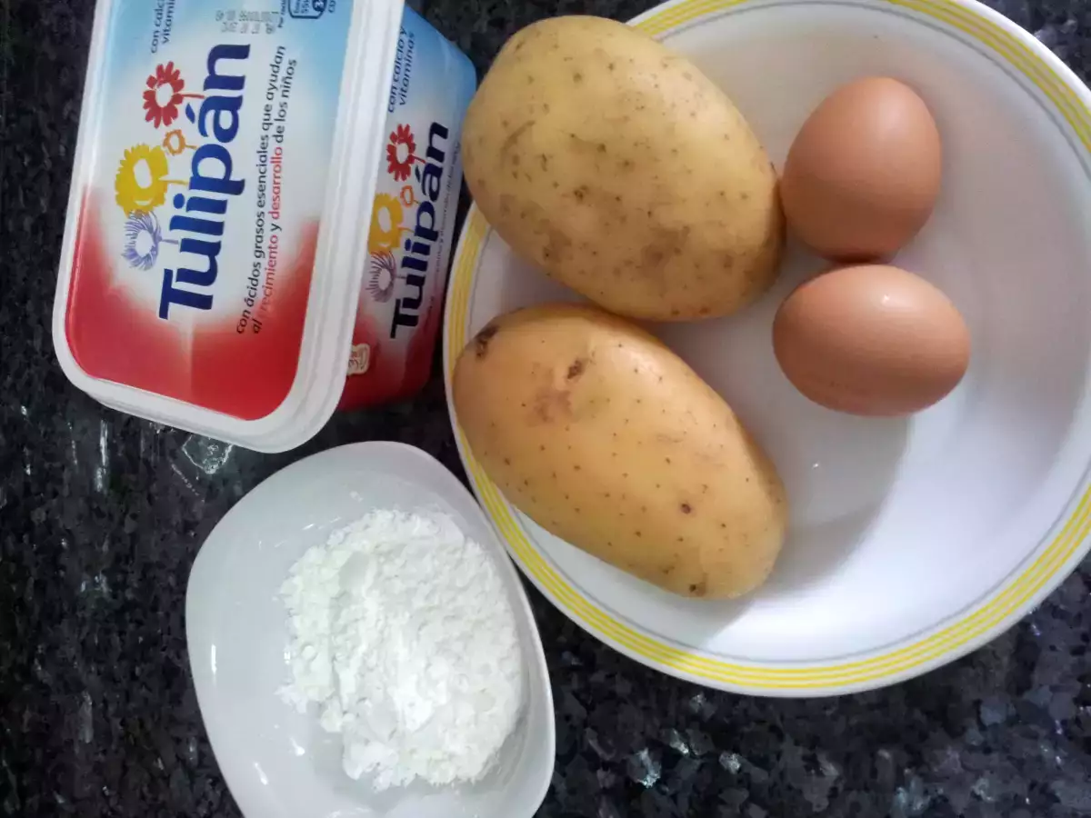 Tortitas de patata con jalea de grosellas - foto 2