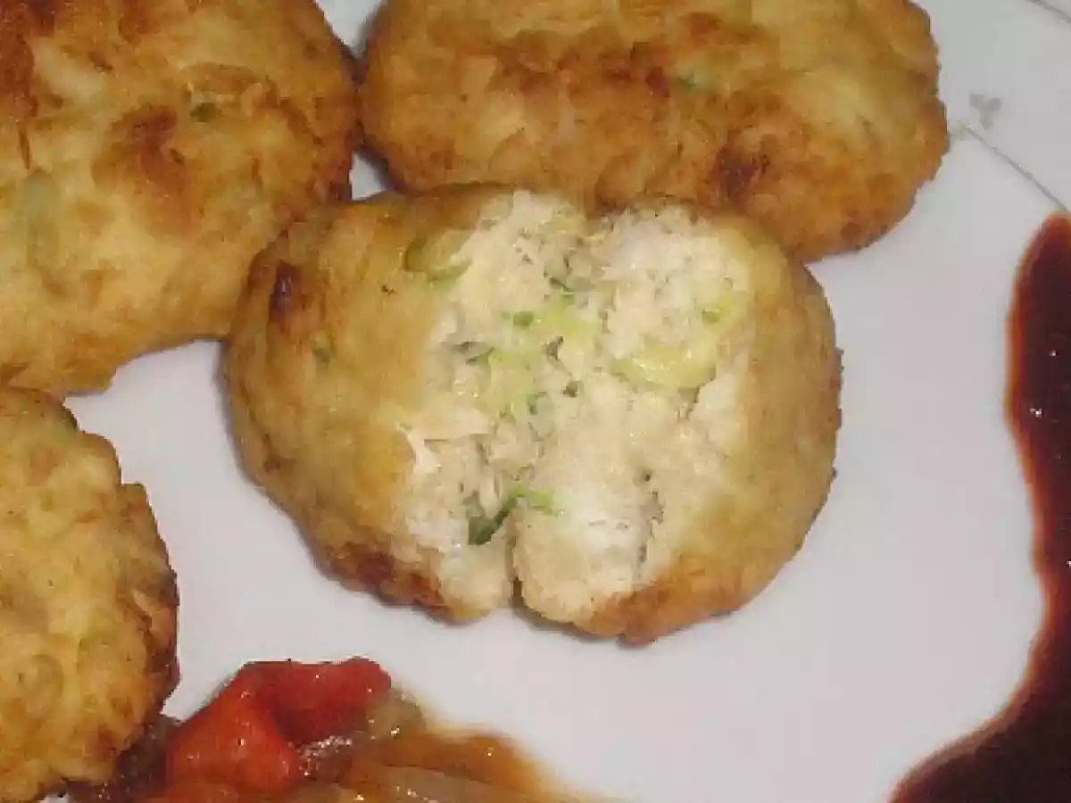 TORTITAS DE PESCADO Y CALABACIN