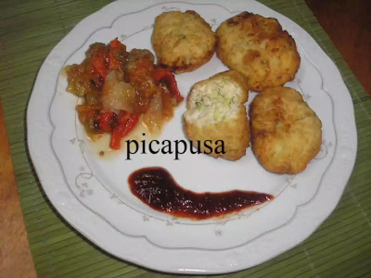 TORTITAS DE PESCADO Y CALABACIN - foto 3