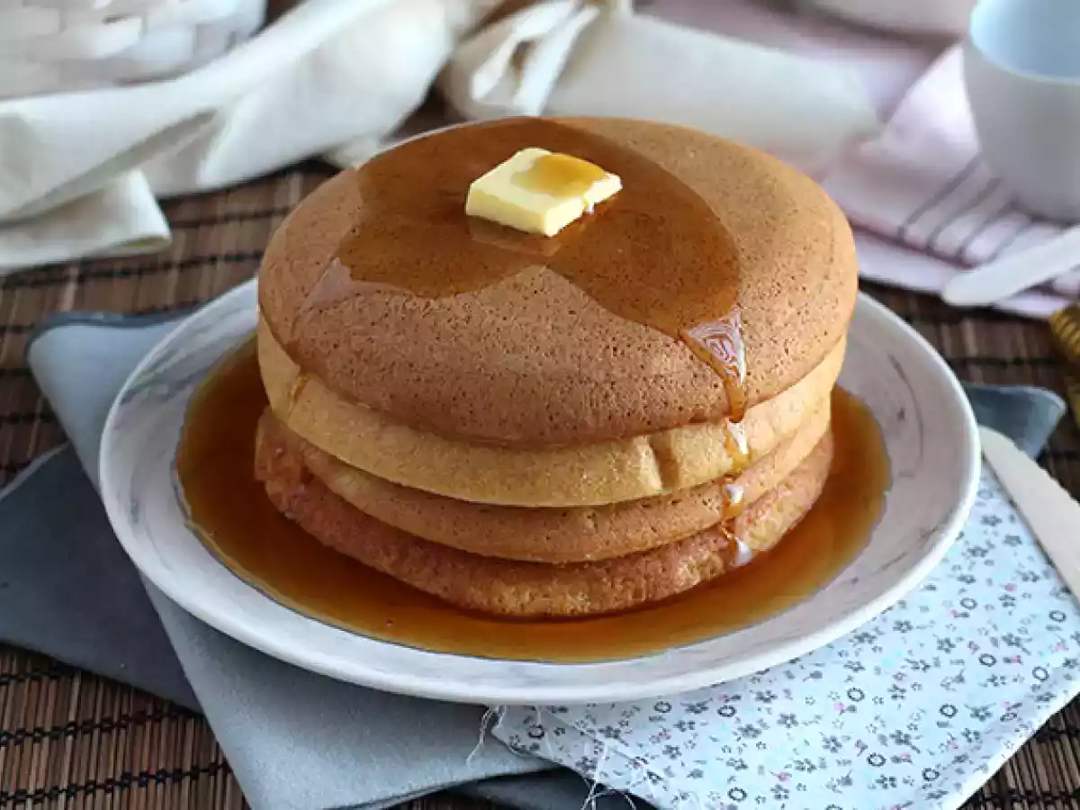 Tortitas japonesas. Pancakes esponjosas - foto 4