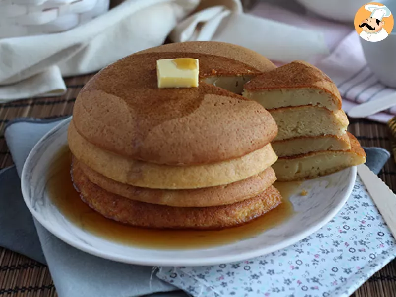 Tortitas japonesas. Pancakes esponjosas - foto 5