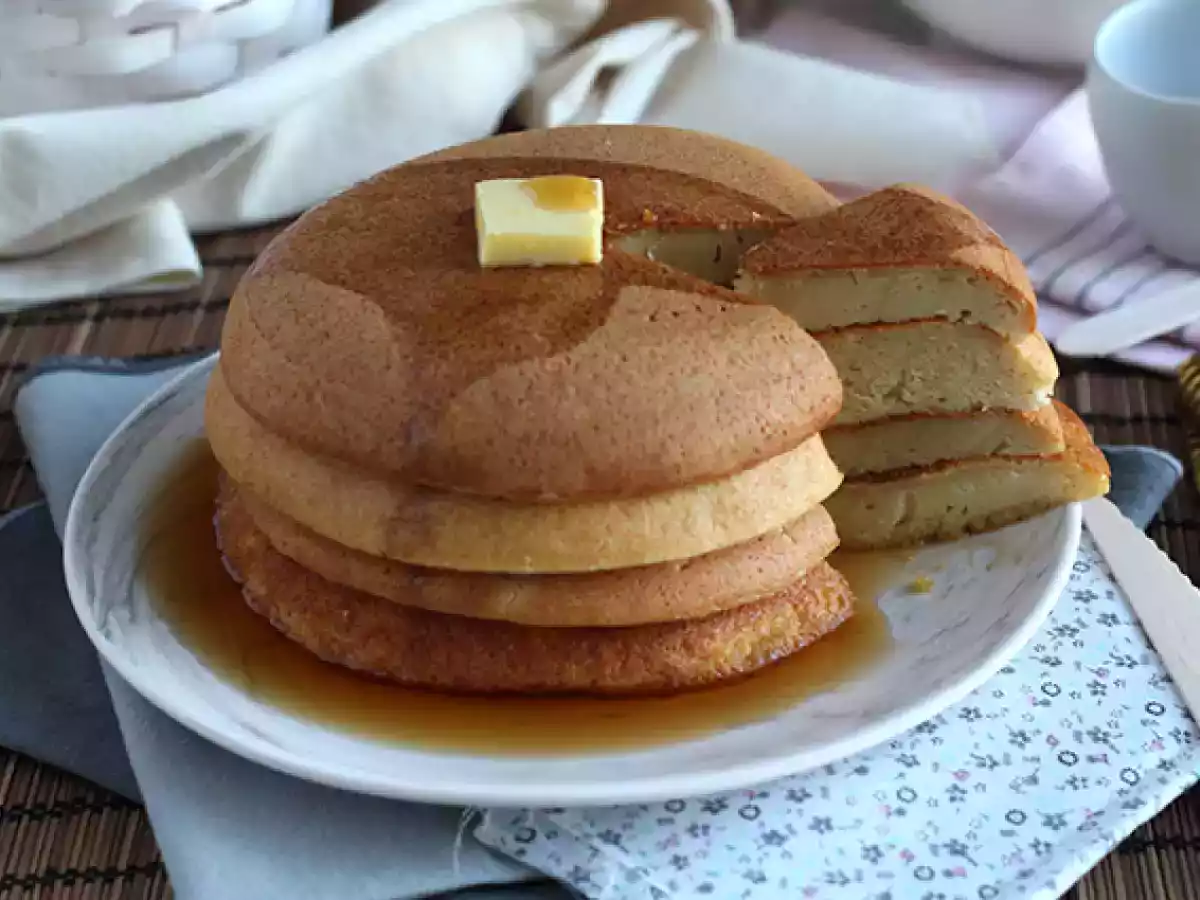 Tortitas japonesas. Pancakes esponjosas - foto 5