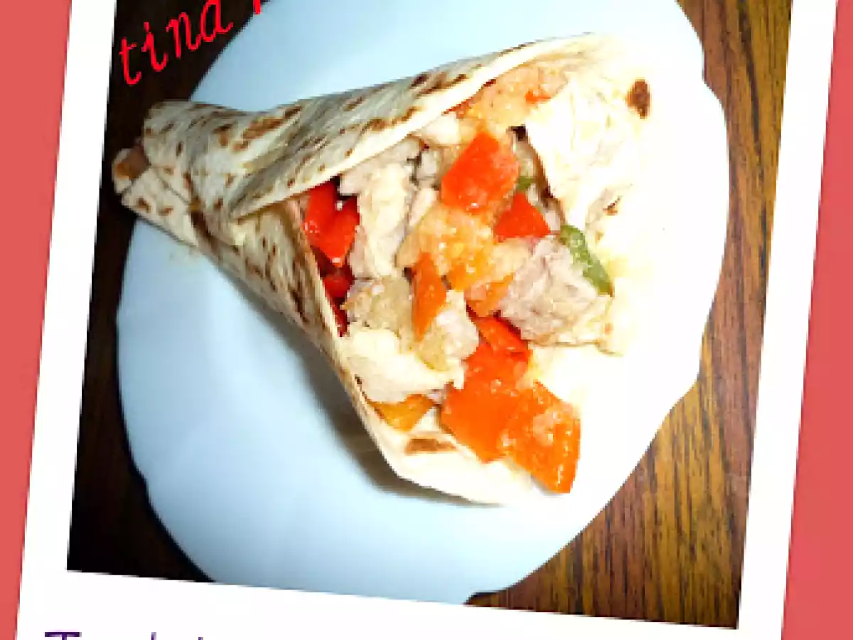 Tortitas rellenas de pollo