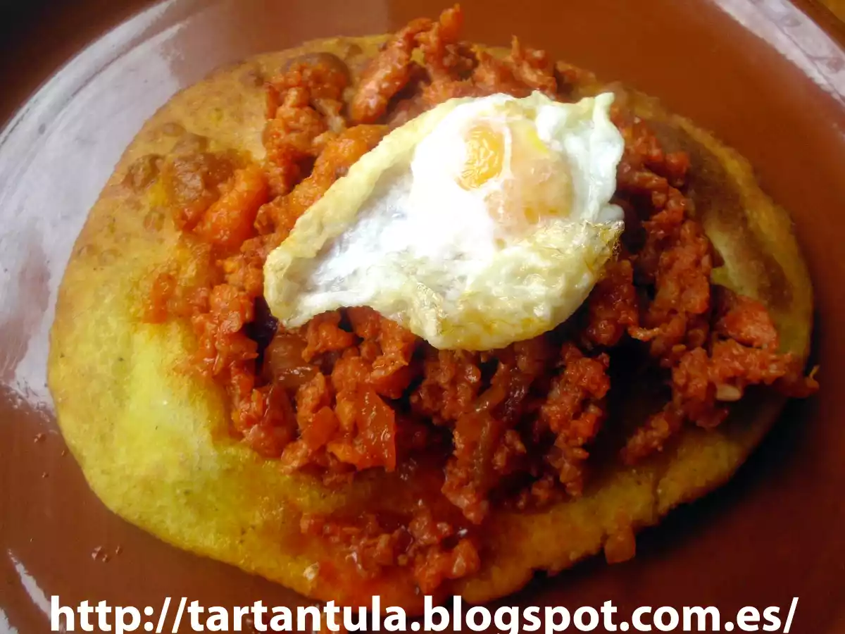 Tortos de maíz con zorza