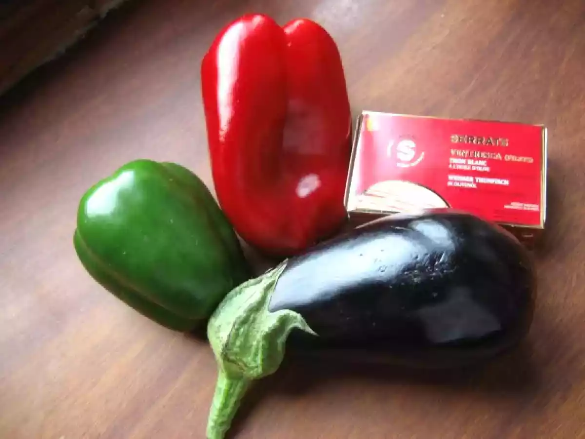 Tosta de Escalivada con Ventresca de Bonito - foto 3