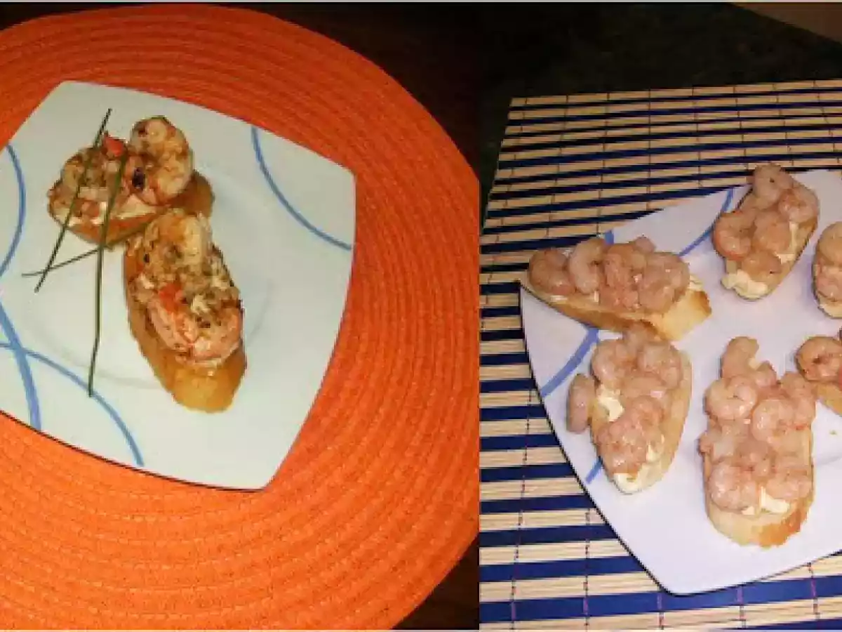 TOSTA DE GAMBAS AL AJILLO CON ALIOLI - foto 7