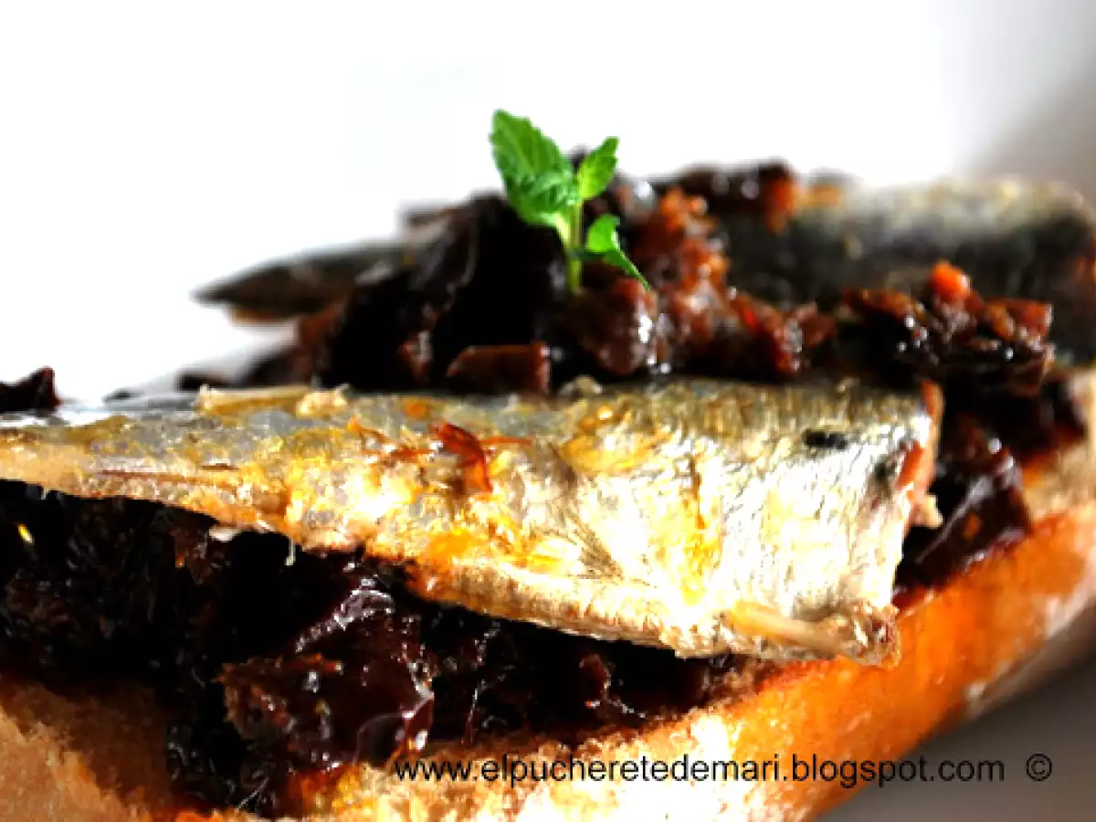 Tosta de pericana y sardinilla - foto 2