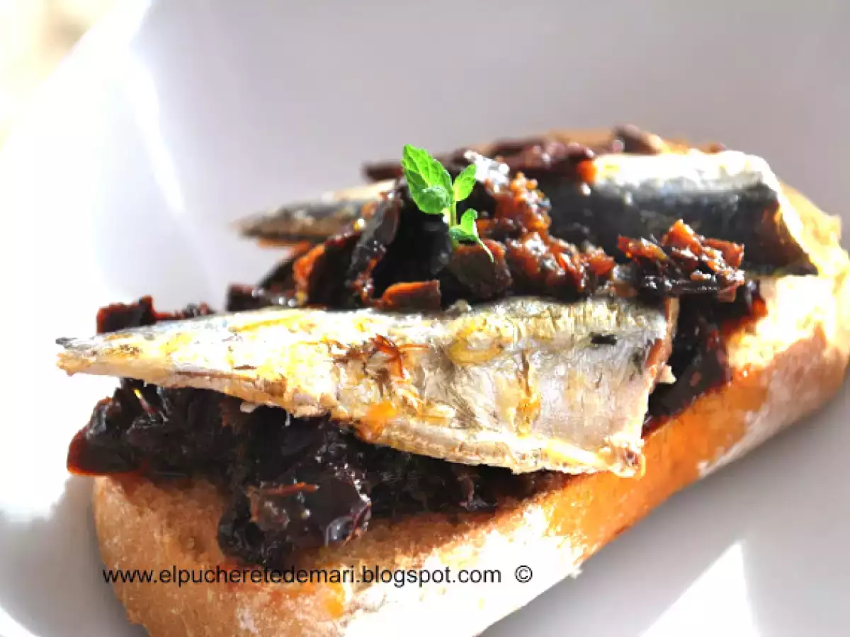 Tosta de pericana y sardinilla - foto 3