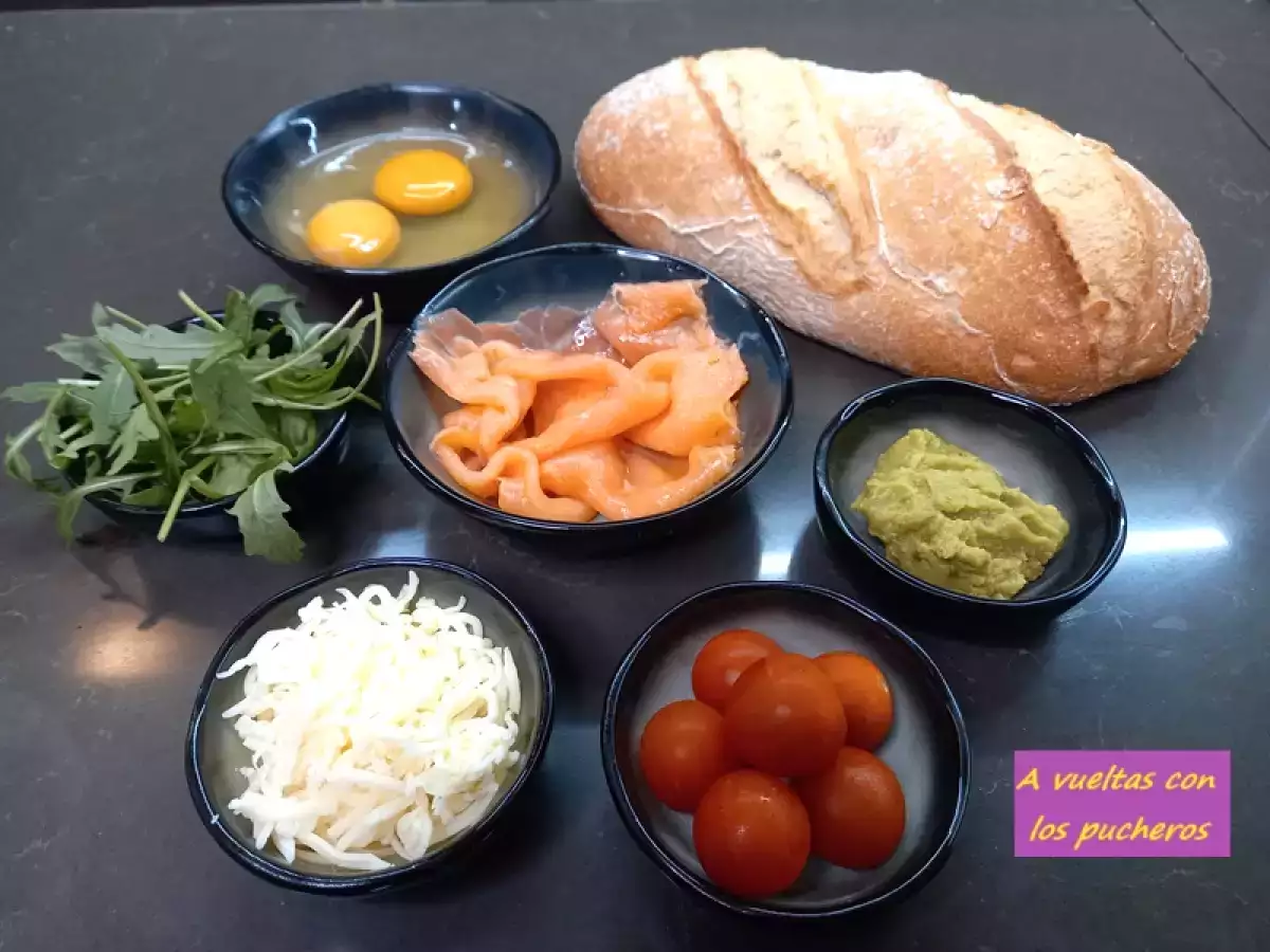 Tosta de tortilla rellena - foto 2