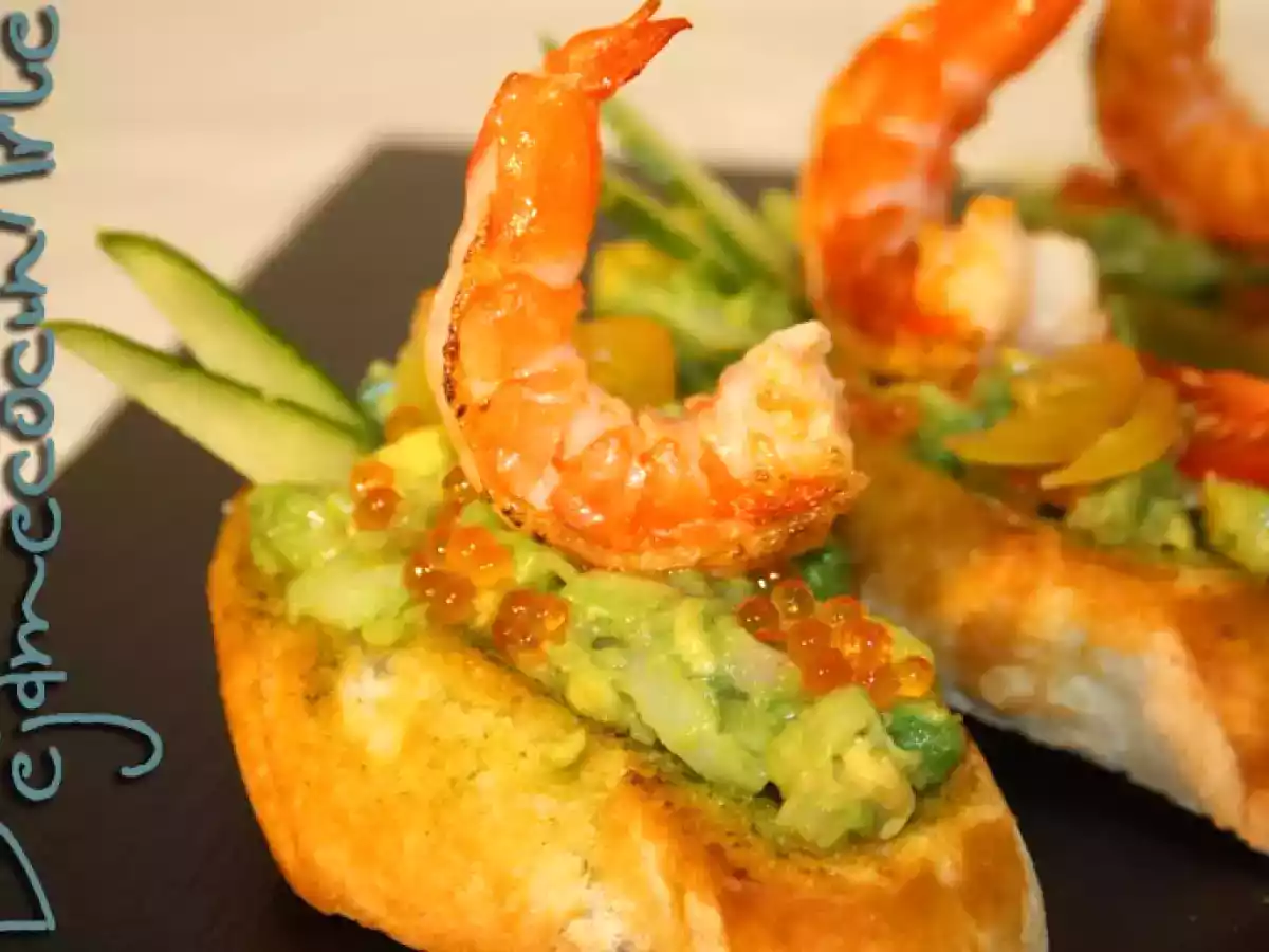 Tostada Aromática de Aguacate y Gamba - foto 2