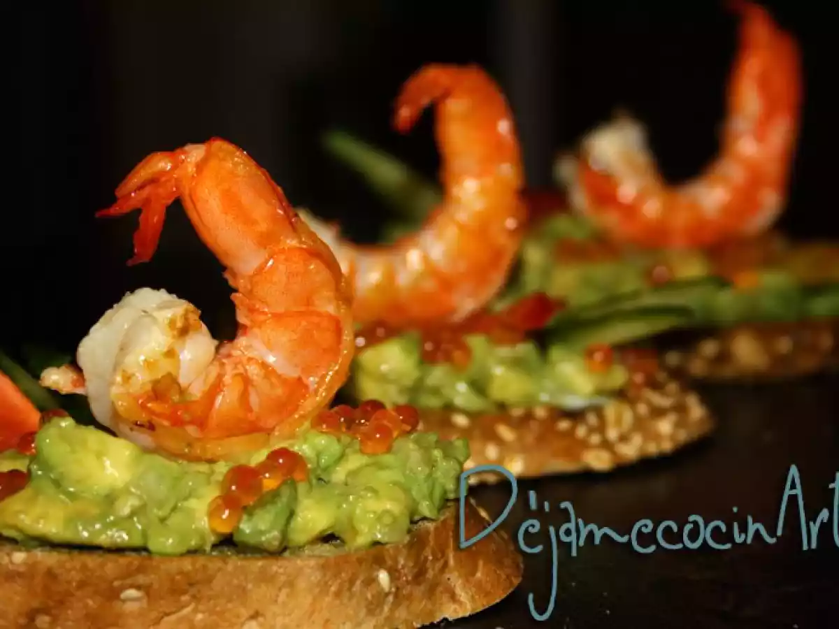 Tostada Aromática de Aguacate y Gamba - foto 3