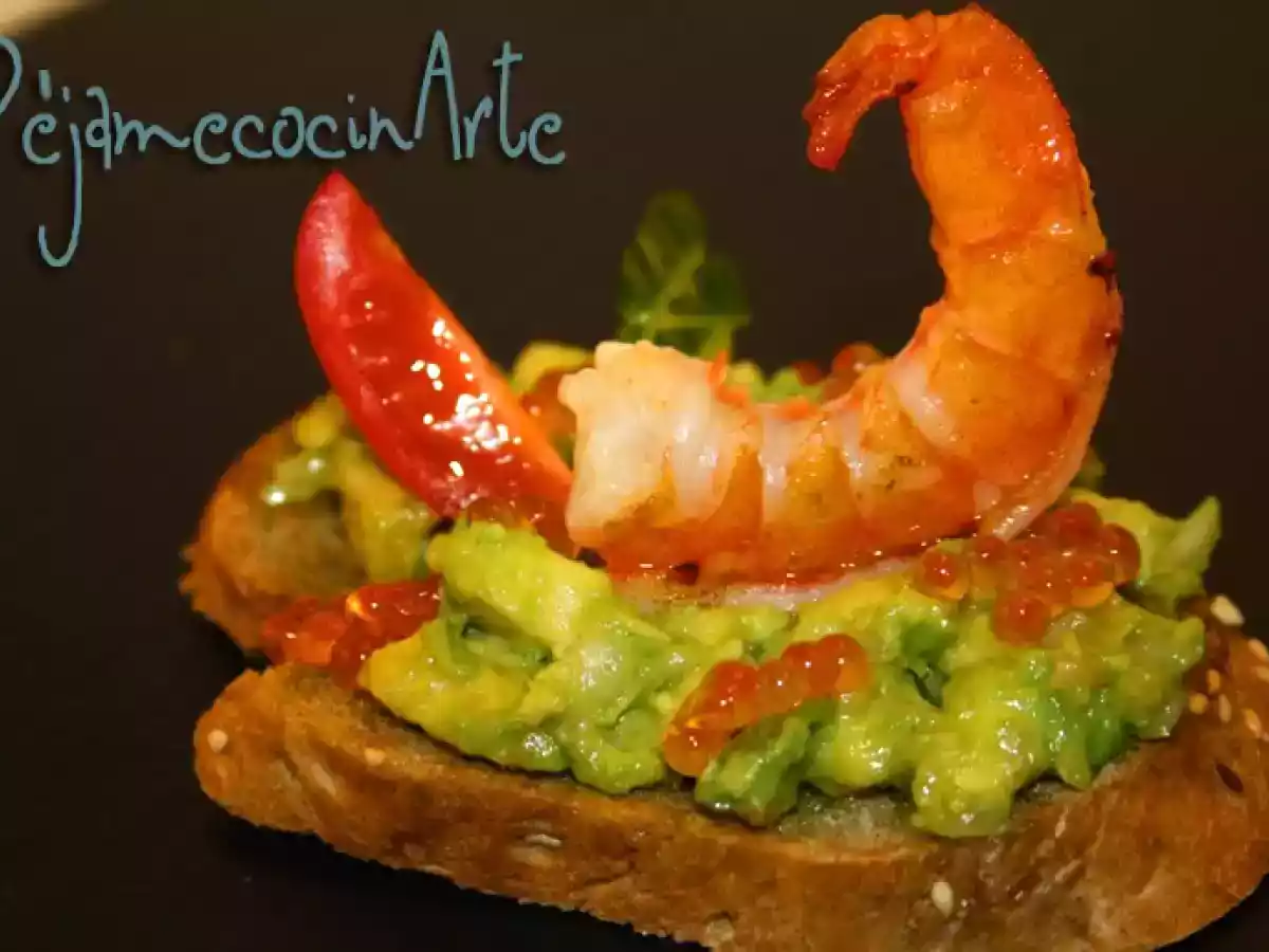 Tostada Aromática de Aguacate y Gamba - foto 4