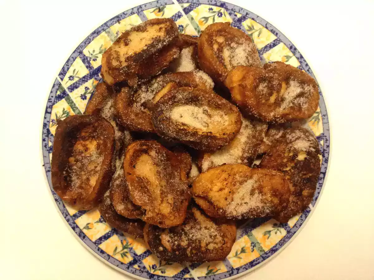 Tostadas de Carnaval o torrijas
