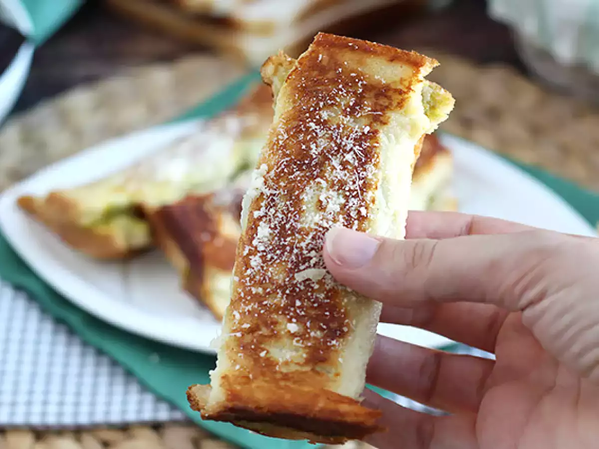 Tostadas francesas al pesto - foto 4