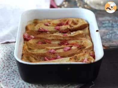 Tostadas francesas horneadas con pralines rosas, foto 5