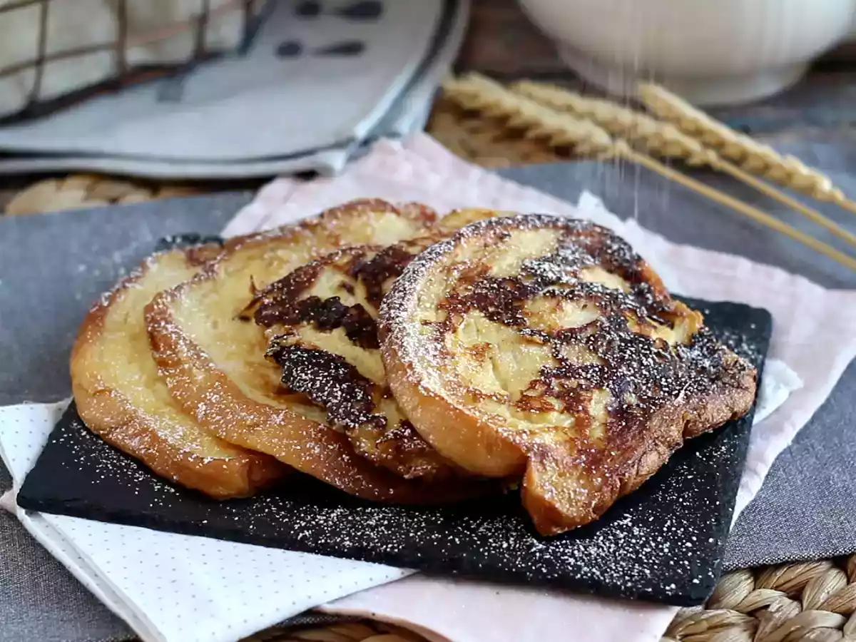 Tostadas francesas, pan perdido con brioche - foto 3