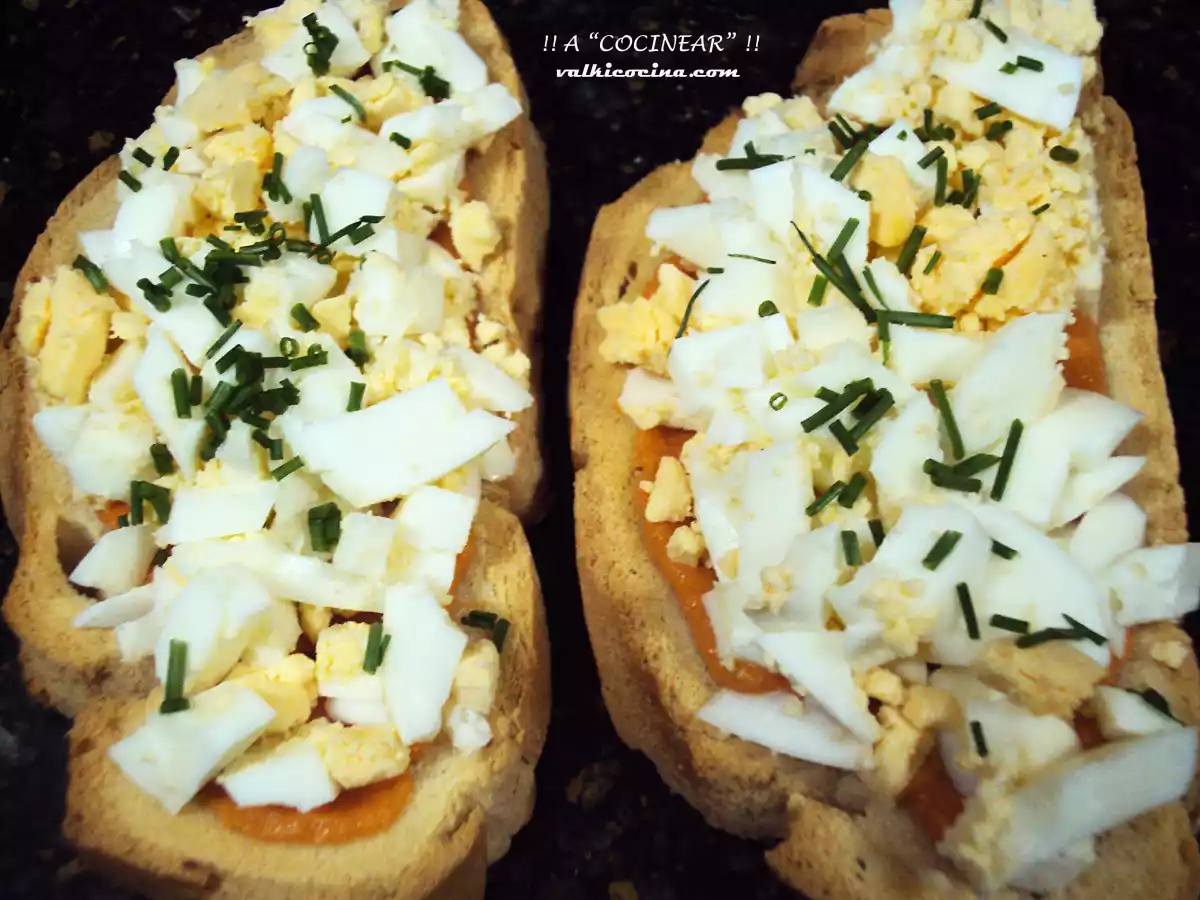 Tostas variadas con base de salmorejo - foto 5