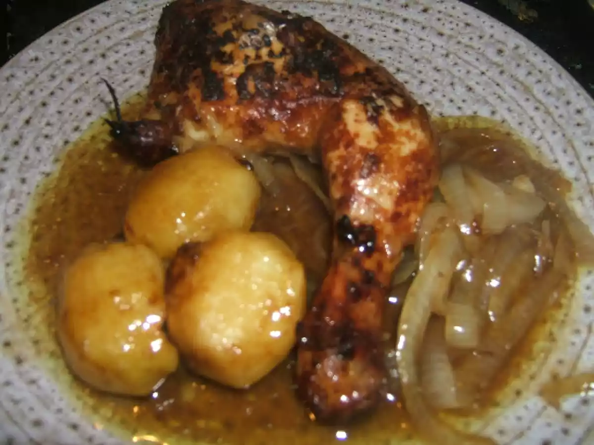 Traseros de pollo a la cocacola