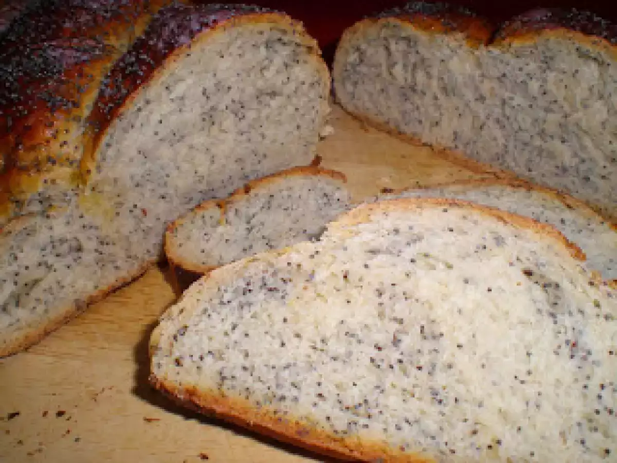 TRENZA CON SEMILLAS DE AMAPOLA, EN PANIFICADORA - foto 4