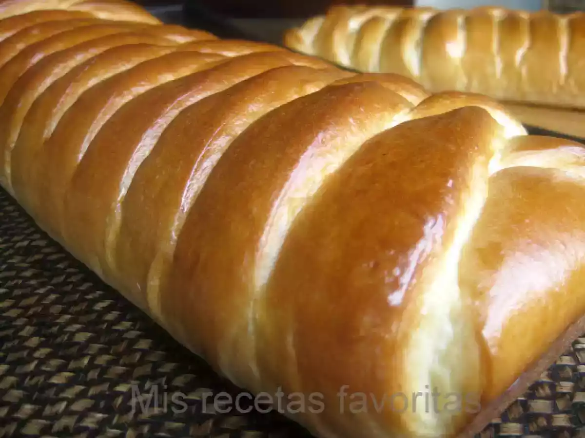 Trenza de cerezas y queso crema - foto 3