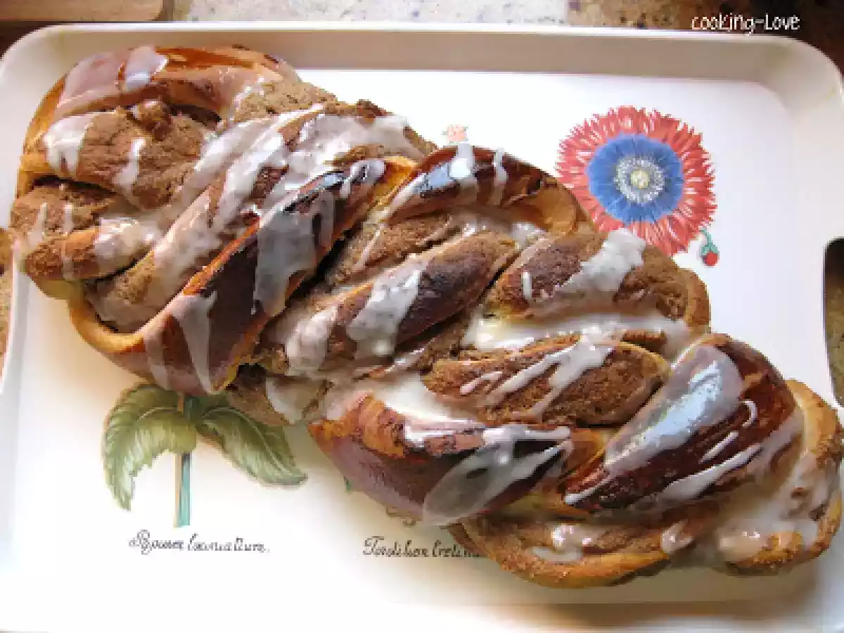 Trenza de frutos secos.