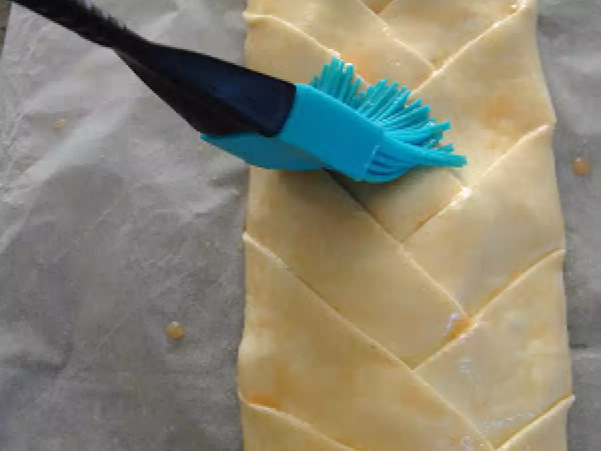 Trenza de manzanas azufaifo y chocolate blanco - foto 6