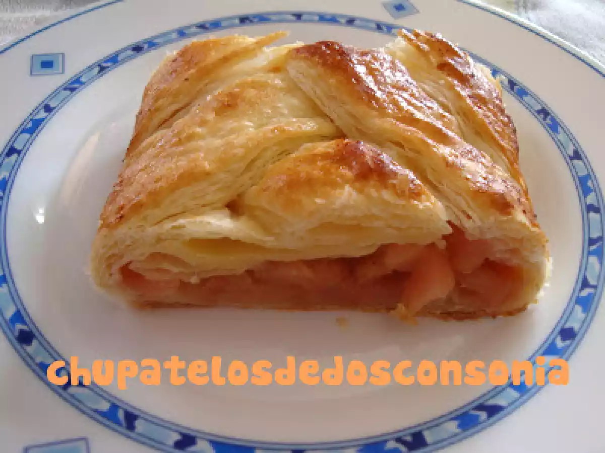 Trenza de manzanas azufaifo y chocolate blanco - foto 8