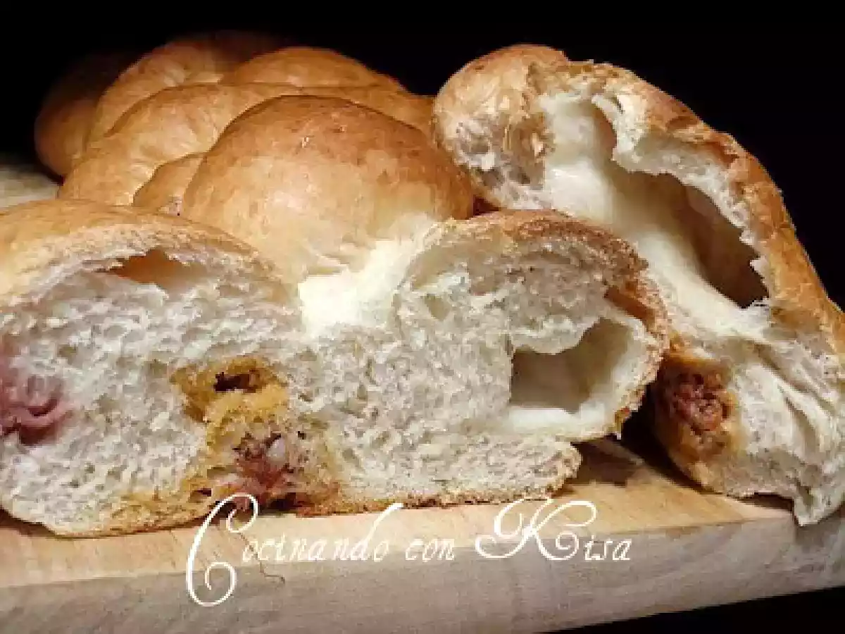 Trenza de Pan de Leche Rellena (chef of matic y horno tradicional) - foto 2
