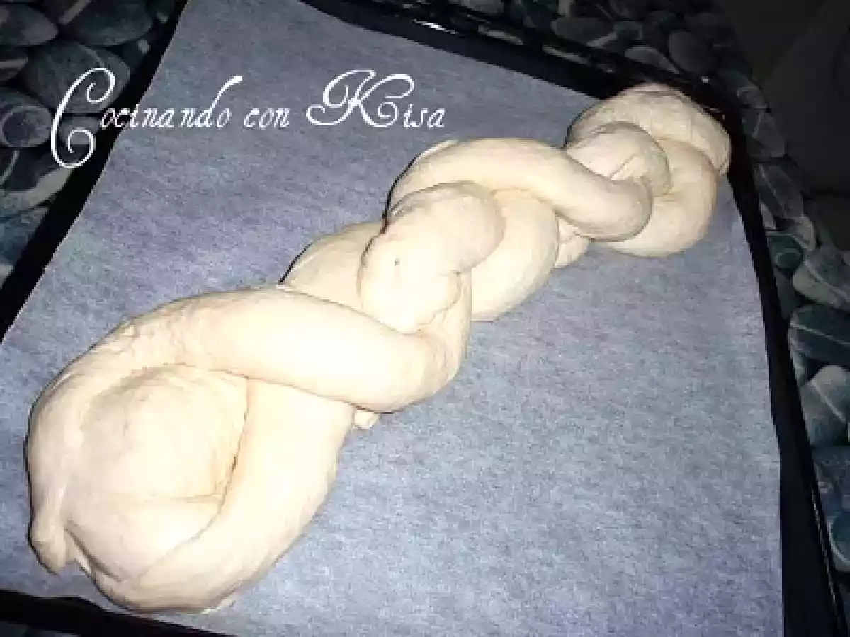 Trenza de Pan de Leche Rellena (chef of matic y horno tradicional) - foto 6