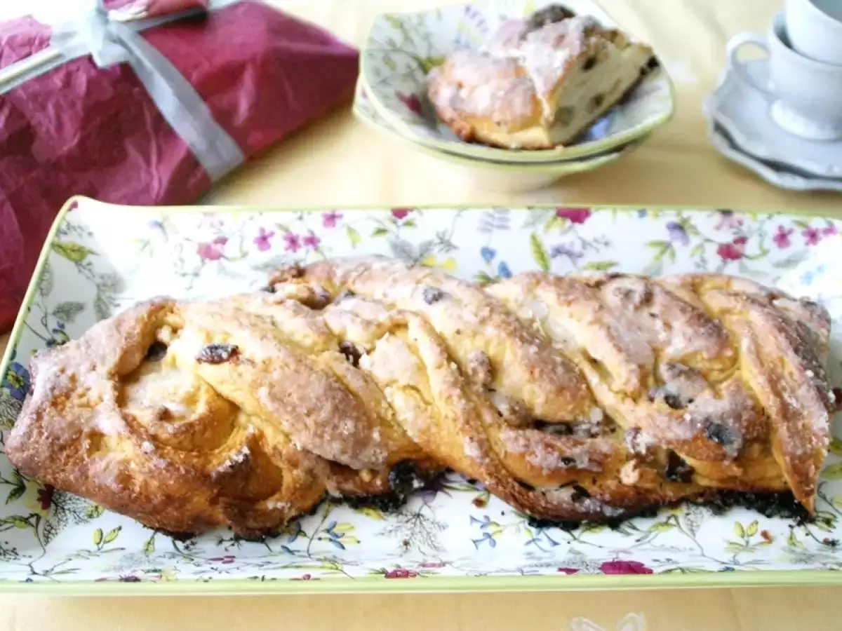 Trenza tipo Almudévar con pasas