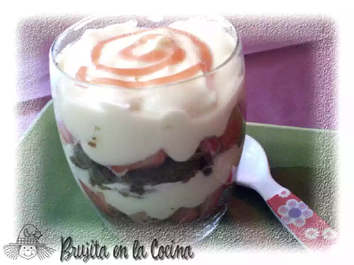 Trifle de chocolate y fresa - foto 2