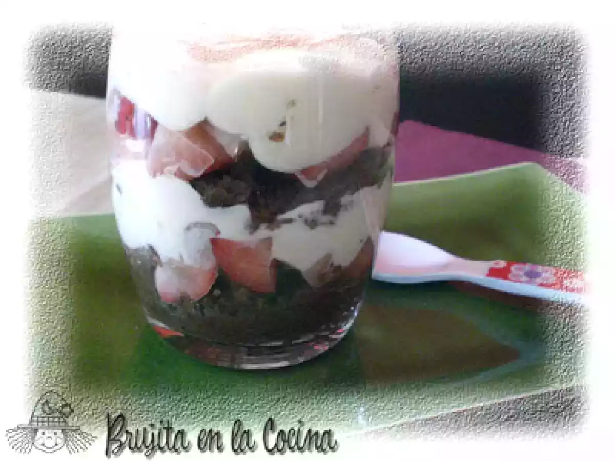 Trifle de chocolate y fresa - foto 3