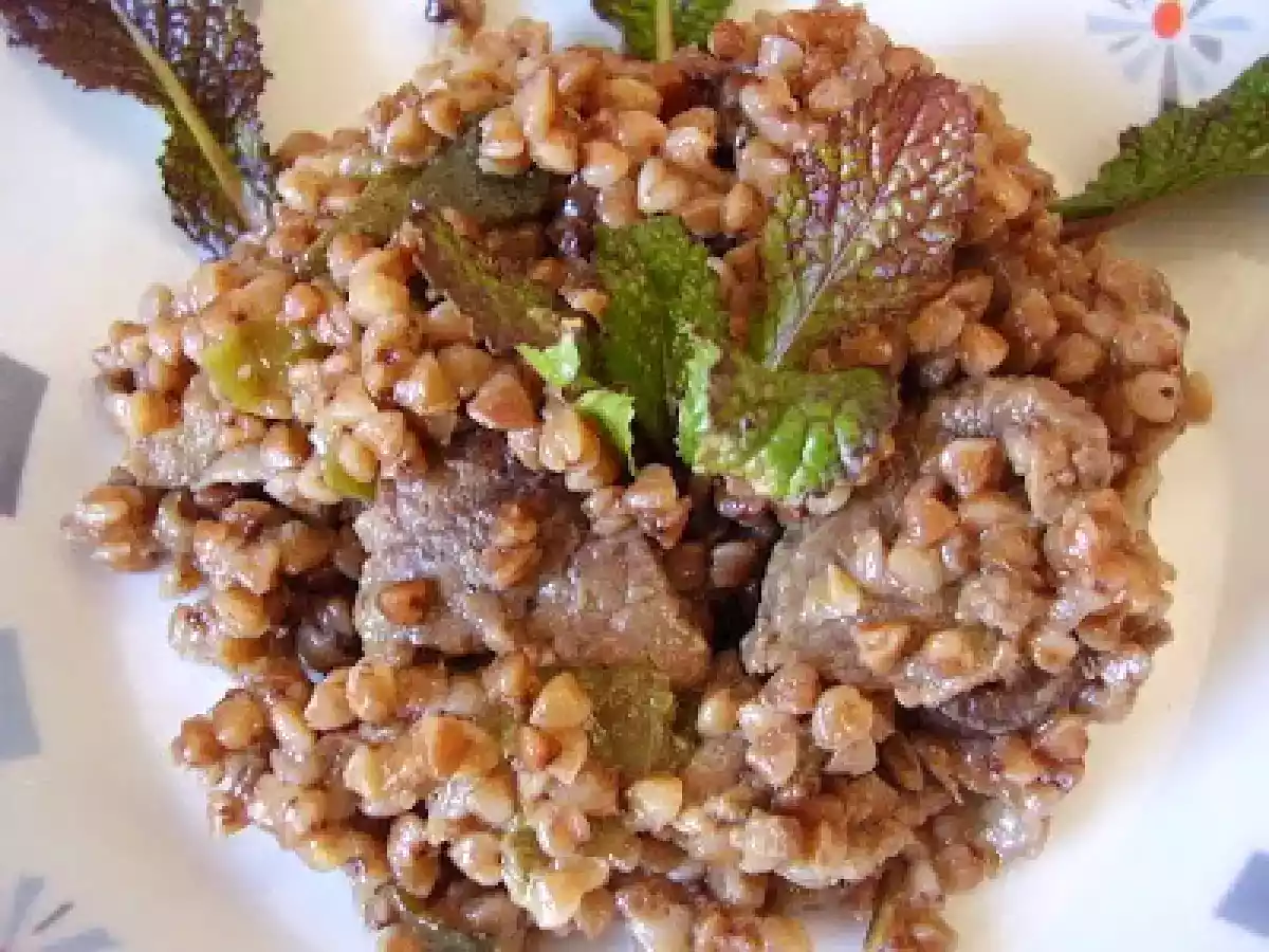 TRIGO SARRACENO CON TERNERA EN FUSSIONCOOK