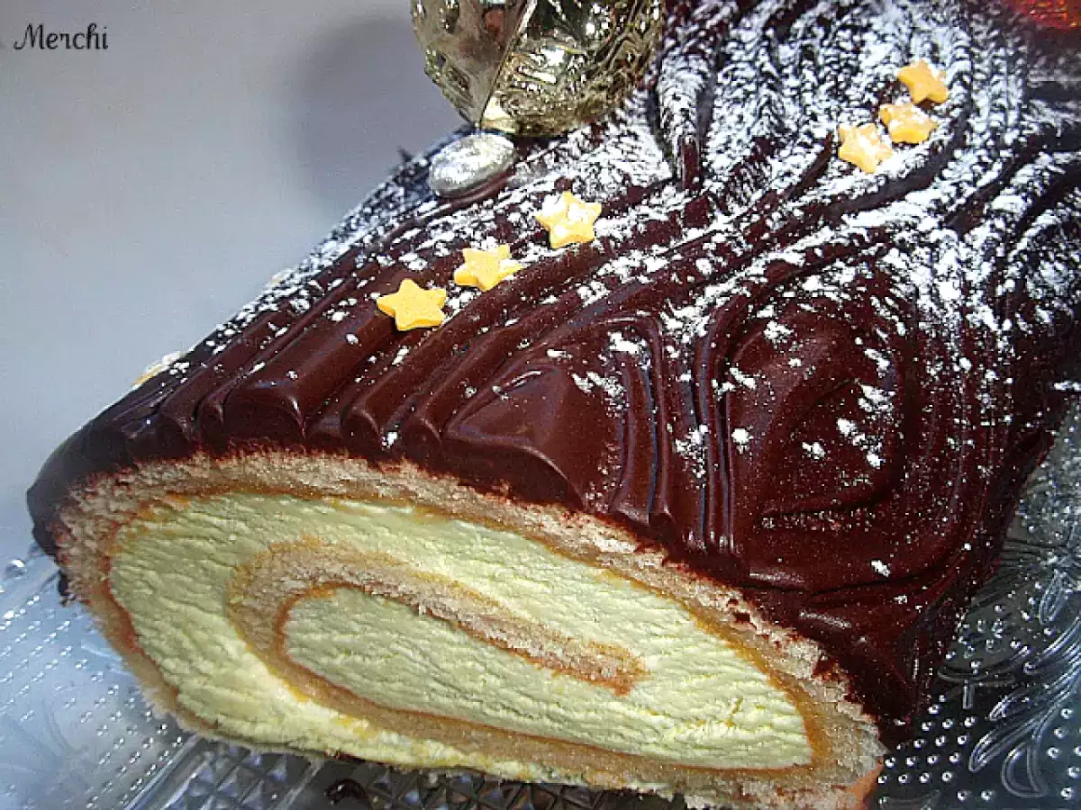 Tronco de mousse de limón y queso - foto 2