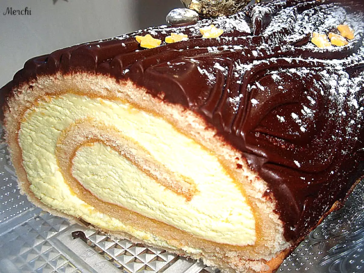 Tronco de mousse de limón y queso - foto 5