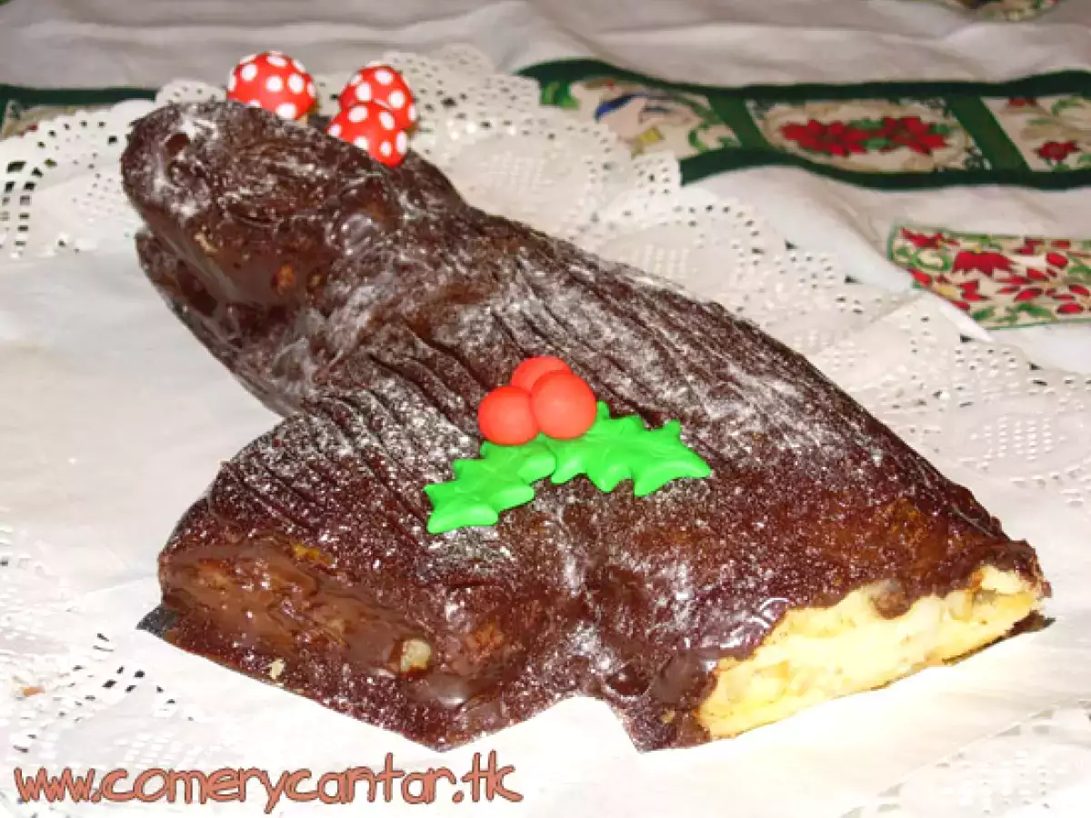 Tronco de Navidad de Crema - foto 2