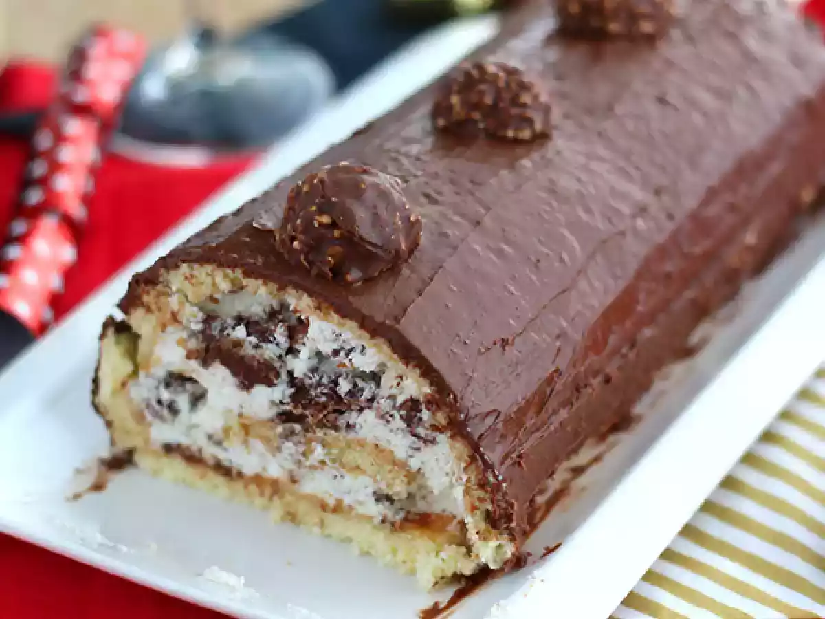 Tronco de Navidad de Ferrero Rocher - foto 3