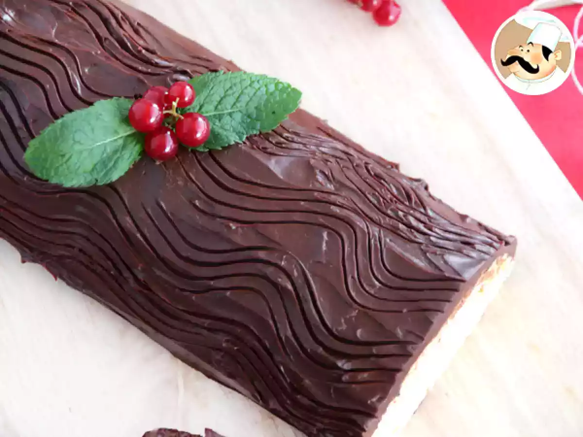 Tronco de Navidad relleno de Chantilly - foto 4