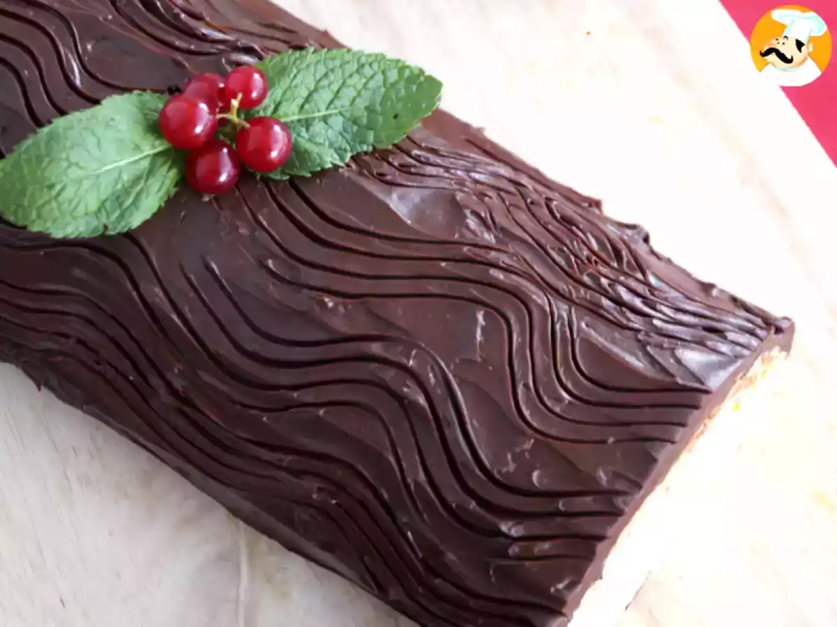 Tronco de Navidad relleno de Chantilly - foto 2