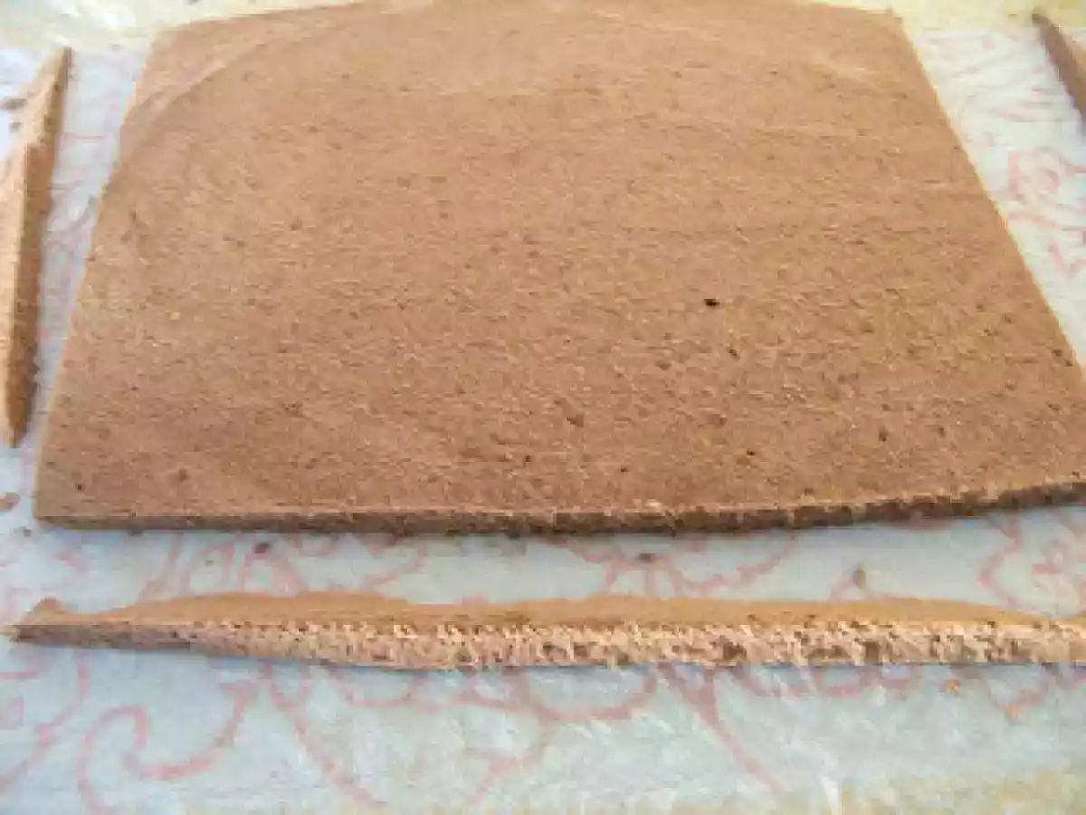 Tronco de Navidad relleno de crema de nueces y ...¡Felices Fiestas!! - foto 4