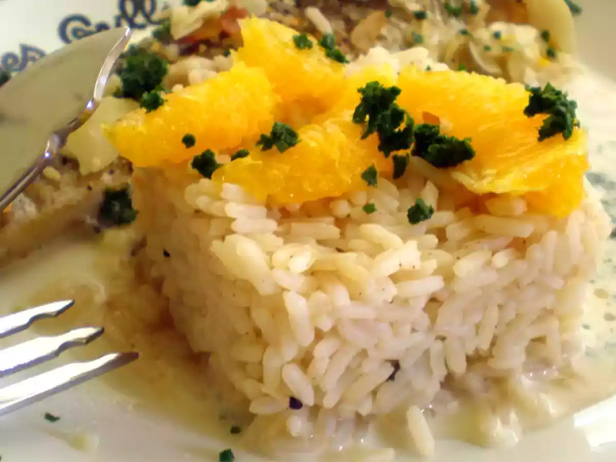 Truchas asalmonadas almendras-naranja / Truites saumonnées aux amandes-orange - foto 3