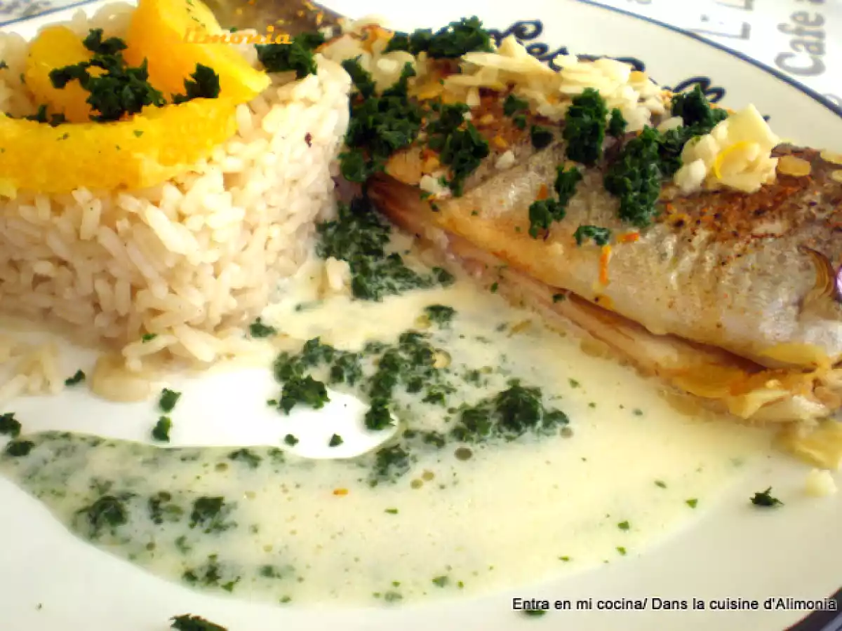 Truchas asalmonadas almendras-naranja / Truites saumonnées aux amandes-orange - foto 5