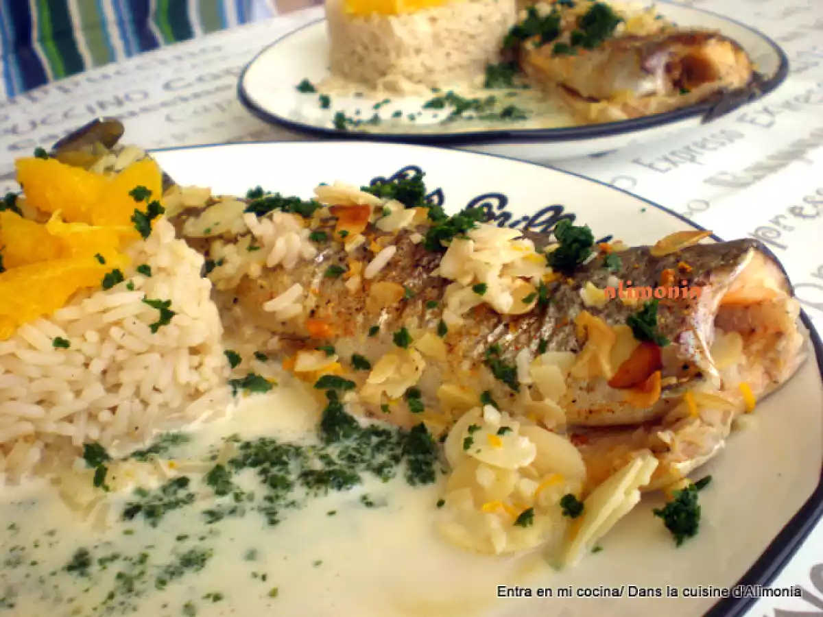 Truchas asalmonadas almendras-naranja / Truites saumonnées aux amandes-orange - foto 6