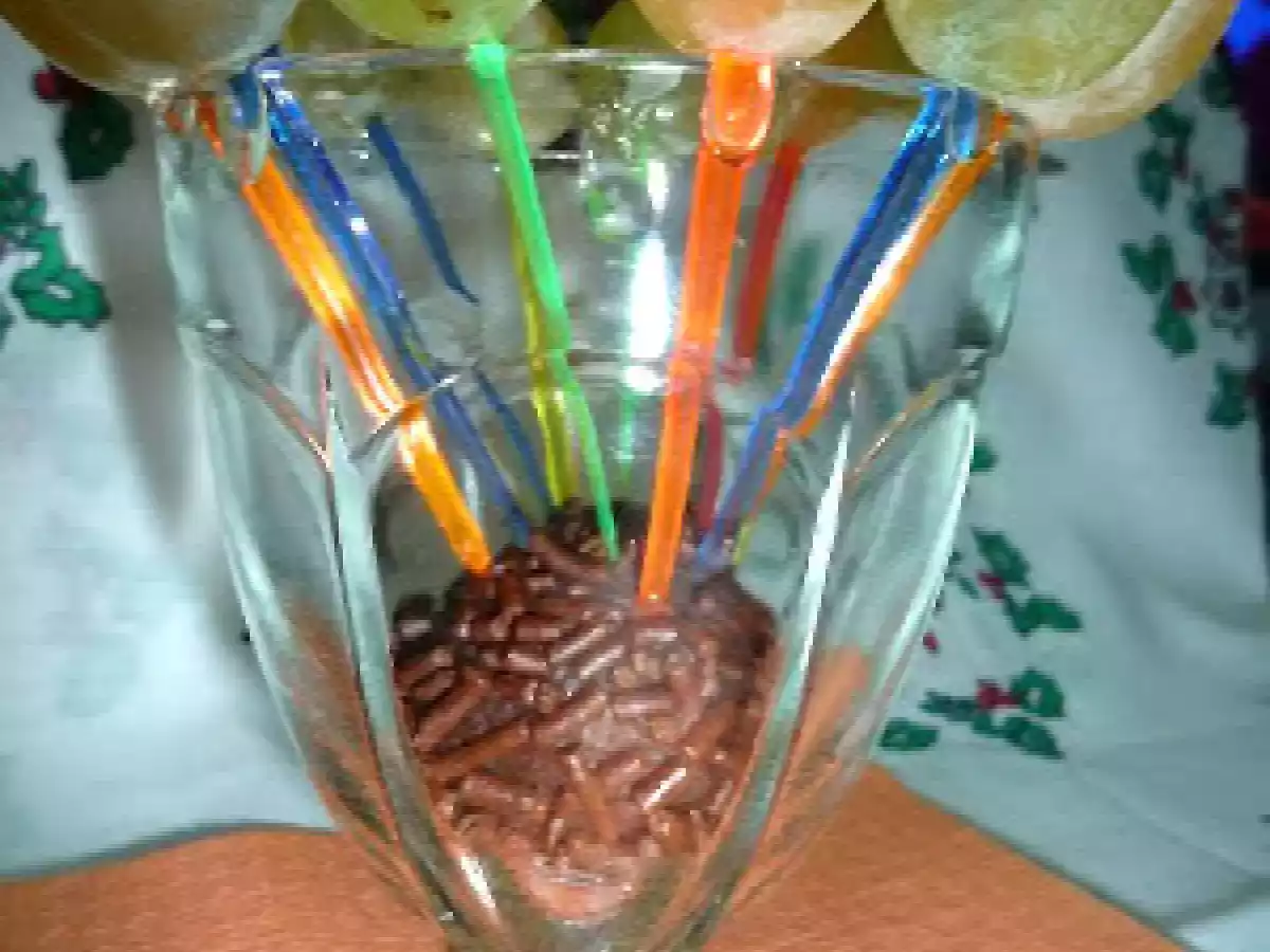 Trufas con uvas a las doce campanadas