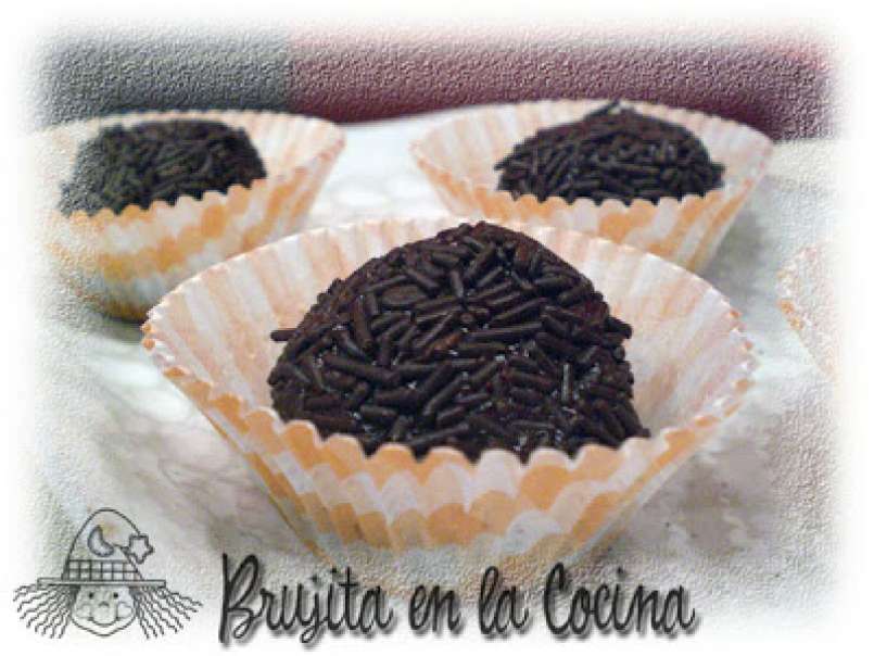 Trufas de chocolate con crema de orujo, foto 1